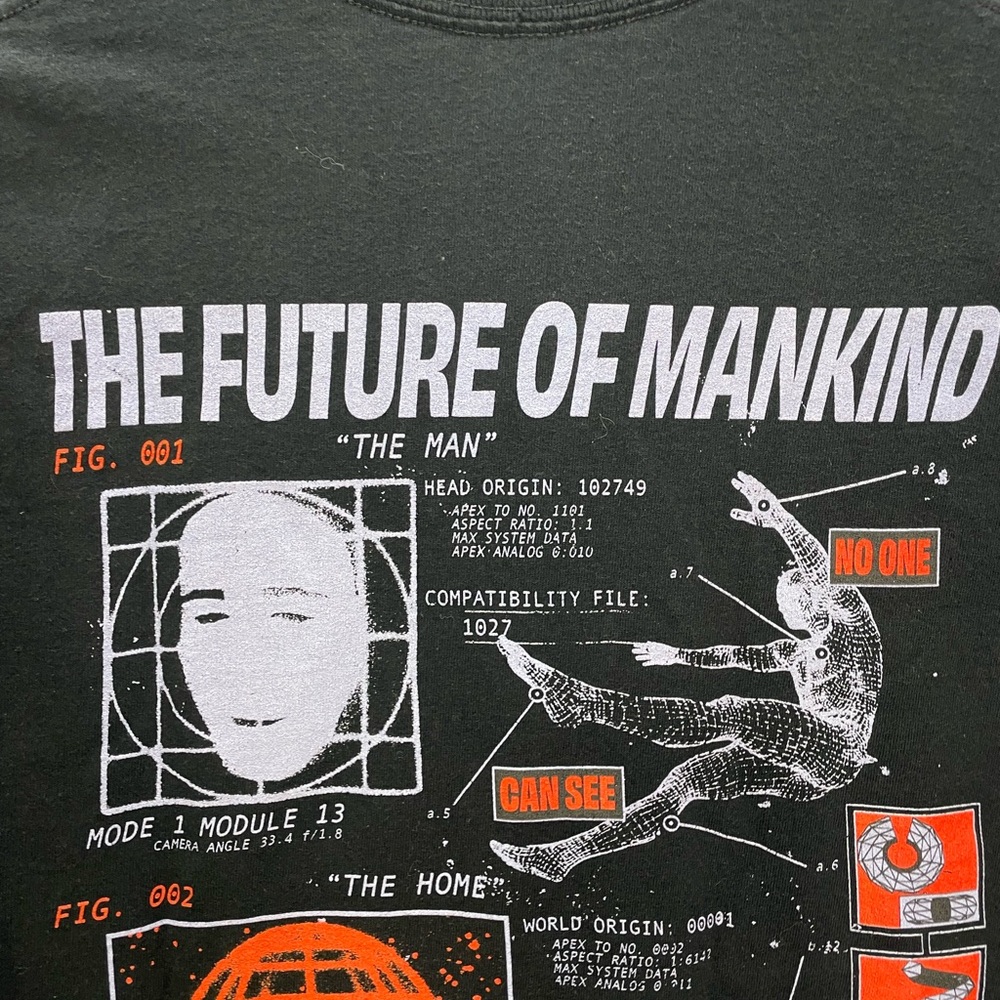 Vitriol Future Of Man Mens Black Short Sleeve T Shirt Size Small - Picture 9 of 11